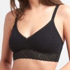 GAP Body Black Floral Lace Bralette
